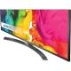 LG 65UH661V Ultra HD 4K LED televizyon; renkli canlı ekranda canlı görüntü ve ince çerçeve görünüyor