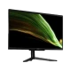Acer Aspire C22-1600 masaüstü bilgisayar, siyah çerçeveli ekranı ve yeşil dalga arayüzüyle