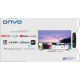 Onvo OV65500 Ultra HD 4K LED televizyon kutusu, doğa manzaralı ekranı ve akıllı TV arayüzüyle