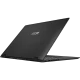 MSI Prestige 16 AI Studio B1VEG-023TR siyah iş ve ofis laptopu, kapak açık görünüm