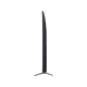 LG 86NANO906NA Ultra HD 4K LED televizyonun siyah ayaklı yan görünümü, genel renk.