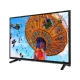 Arçelik A49L 8850 5B Ultra HD 4K LED televizyon, siyah çerçeveli ekranında renkli dönme dolap görüntüsü