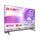 Axen AX43FPRL 43 inç Full HD LED televizyon, Android Smart TV ve siyah çerçeveli ekran