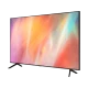 Samsung 50AU7200 Ultra HD 4K LED TV ekranında canlı renk geçişleri, genel siyah tasarım