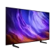 Samsung 83S85H Ultra HD 4K OLED televizyon, genel renkli ekranında mor-mavi soyut görüntü.