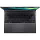 Gri Acer Aspire Go 15 AG15-51P-51XY iş ve ofis laptopu, üstten açık açıyla klavye ve geniş touchpad görünümü