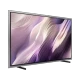 Samsung 83S95H OLED Ultra HD 4K TV; mor soyut arka planlı ekran ve ince çerçeve tasarımı