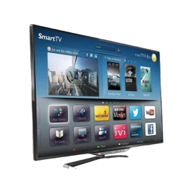 Philips 40PFL8008K Full HD LED TV ekranda SmartTV arayüzü, ince siyah tasarım, genel renk görünümü