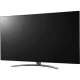 LG 55SM9010PLA Ultra HD 4K LED TV, siyah ekranlı ince tasarım ve ayaklı görünüm