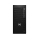 Dell OptiPlex 3080 N211O3080MTAC siyah masaüstü bilgisayar kasası, önden USB bağlantı noktalarıyla görünür halde
