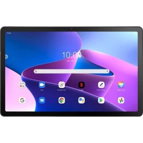 Lenovo Tab M10 Plus TB125FU gri tablet; canlı arayüzlü ekranıyla uygun fiyatlı tablet vitrini görünüyor