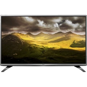 LG 43LH560V Full HD FHD LED televizyon; dağ manzaralı ekranıyla ön görünüm, genel renk.