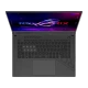 Asus ROG Strix G16 G614JVR-N3096-49 siyah oyuncu laptop ekranı ve RGB klavye görünümü