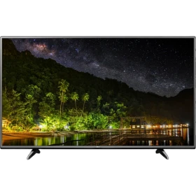 LG 49UH600V Ultra HD 4K LED televizyon; gece yıldızlar ve göl manzarası ekran görüntüsüyle vitrin sunumu