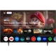 Beko B55 E 795 B Ultra HD 4K TV, siyah çerçeveli ekranında akıllı TV menüsü açık halde önden görünür.