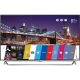 LG 65UB930V Ultra HD 4K LED televizyon; şehir manzarası ve canlı menü ekranı ile vitrin görünümü