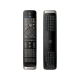 Philips 65PUS9600 Ultra HD 4K LED televizyon için uzaktan kumanda; siyah ve gümüş renkli, tuşlu panel.