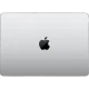 Apple MacBook Pro M5 Pro 16.2 inç laptop, gümüş renk arka kapak ve ortada siyah Apple logosu