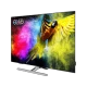 Grundig 65 GO 975A Ultra HD 4K OLED TV, renkli papağan görüntüsü ve metalik ayak tasarımıyla