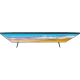 Samsung GU50TU8079U Ultra HD 4K LED televizyon, genel siyah tasarım ve manzara görüntüsü
