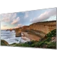 LG 49UH770V Ultra HD 4K LED televizyon, sahil manzaralı ekran görüntüsü, genel renkli tasarım