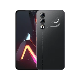 Siyah Nubia Neo 5 Pro akıllı telefon, ön ekranı ve üç kameralı arka tasarımıyla ana ürün görünümü