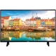 Vestel 40F8400E Full HD LED televizyon, renkli liman manzarası gösteren ince çerçeveli siyah ekran.