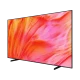 Samsung 98U9000H Ultra HD 4K TV, ince siyah çerçeveli ekranında canlı renkli görüntü sunuyor