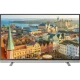 Grundig 55 VLX 8586 BP Ultra HD 4K LED televizyon, şehir manzarası gösteren geniş ekranıyla