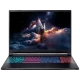 Acer Nitro V 16S AI ANV16S-41-R481 siyah oyuncu laptop, açık konumda RGB klavyeli ön görünüm
