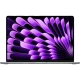 Apple MacBook Air M2 15.3 İnç MQKP3TU/A gri laptop, önden açık konumda ana vitrin görünümü
