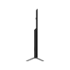 TCL 85C645 Ultra HD 4K LED televizyon, siyah renk ayaklı ayakta duruyor.