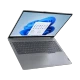 Lenovo ThinkBook 16 G6 IRL 21KH00V1TR025 gri iş ve ofis laptopu, açık ekranlı önden çapraz görünüm