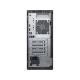 Dell OptiPlex 3070 N512O3070MT_U masaüstü bilgisayarın gri arka paneli ve bağlantı noktaları