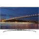 Vestel 55PF9090 Full HD FHD LED televizyon, köprü manzaralı ekranı ve gümüş renkli kavisli ayağıyla
