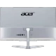 Acer Aspire C24-865 masaüstü bilgisayarın beyaz arka yüzü ve bağlantı noktaları