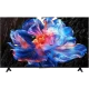 TCL 50V6C Ultra HD 4K LED televizyon, canlı çiçek tasarımlı ekranda, genel renkli vitrİn görünümü.