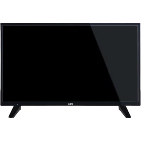 SEG 24SCF5520 Full HD LED televizyon, siyah çerçeveli ekranı ve ayaklı tasarımıyla önden görünüm