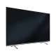Grundig New York 49 CLX 8670 BP Ultra HD 4K LED televizyon, siyah ekranlı ve gümüş ayaklı.