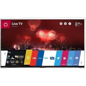 LG 47LB730V Full HD FHD LED televizyon, genel renkli ekran görüntüsü ile vitrinde sunum hali