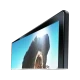 Philips 47PFL6007K LED TV, Full HD ekran; siyah tasarım ve dağ manzaralı görüntü ile önden görünüm