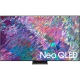 Samsung 98QN100B Ultra HD 4K QLED TV Neo QLED ekranında renkli görüntü, mağaza vitrin ürünü