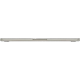Apple MacBook Air M5 13.6 inç altın renk laptop, kapalı halde yandan ince profil tasarımıyla görünür