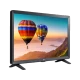 LG 24TN520S-PZ HD Ready LED televizyon ekranında balon manzarası, genel renk tasarımlı.