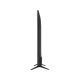LG 75UM7110PLB Ultra HD 4K LED televizyon, genel siyah renk yan görünümünde ayaklı ekran paneli
