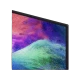 Samsung 55R85H Ultra HD 4K LED televizyon; canlı renklerle dağ manzaralı ekran görünümü, genel siyah tasarım