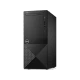 Dell Vostro 3671 N113VD3671EMEA01_W siyah kule tipi masaüstü bilgisayar kasası görünümü