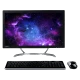 Casper Nirvana One A3H.7500.4T05T masaüstü bilgisayar, uzay temalı ekran, klavye ve fareyle birlikte