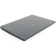 Casper Nirvana C370.4020-4C00B gri iş ve ofis laptopu, açılı kapalı kasa görünümü.