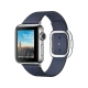 Apple Watch Series 2 38 mm, gece mavisi kayışlı paslanmaz çelik kasa ve modern tokalı akıllı saat,Moda